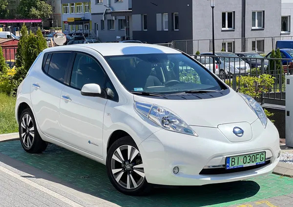 nissan leaf pomorskie Nissan Leaf cena 34999 przebieg: 149954, rok produkcji 2015 z Białystok